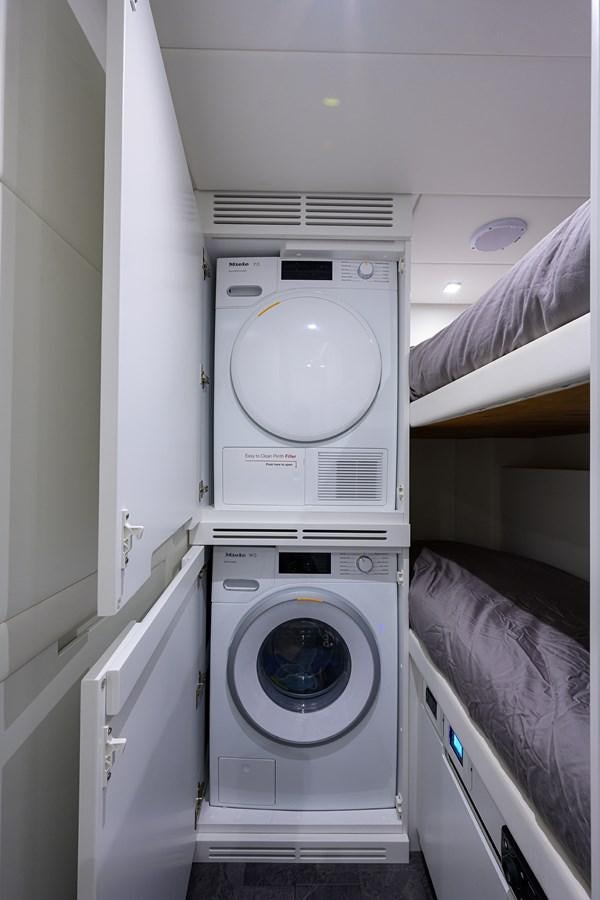 a machine in a room aboard ON THE MOVE Yacht for Sale