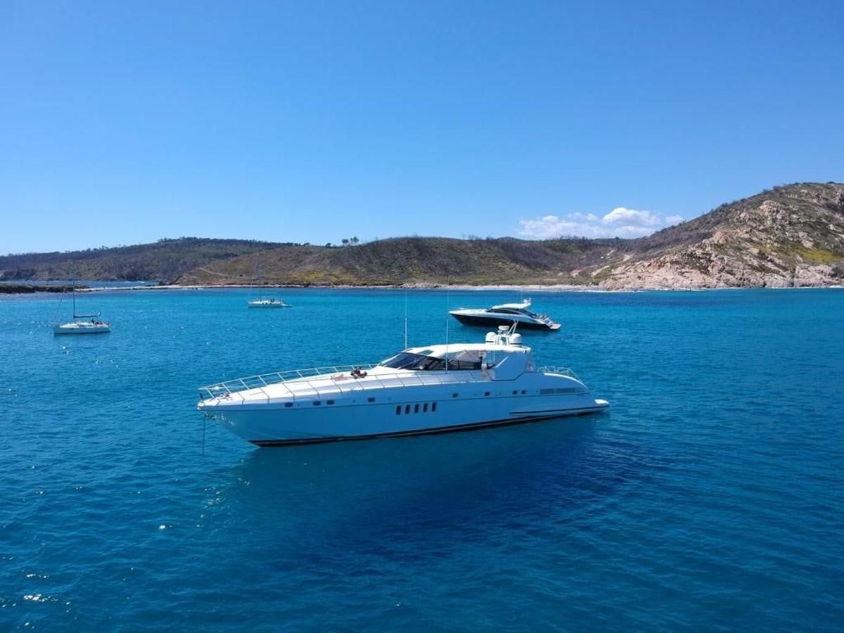 a boat in the water aboard TAKE OFF Yacht for Sale