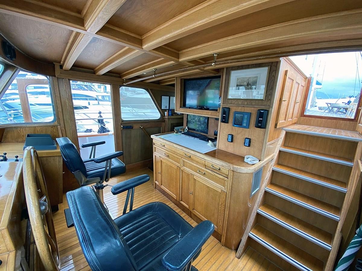 a cabin with a bunk bed aboard COLUMBUS OF LYMINGTON Yacht for Sale
