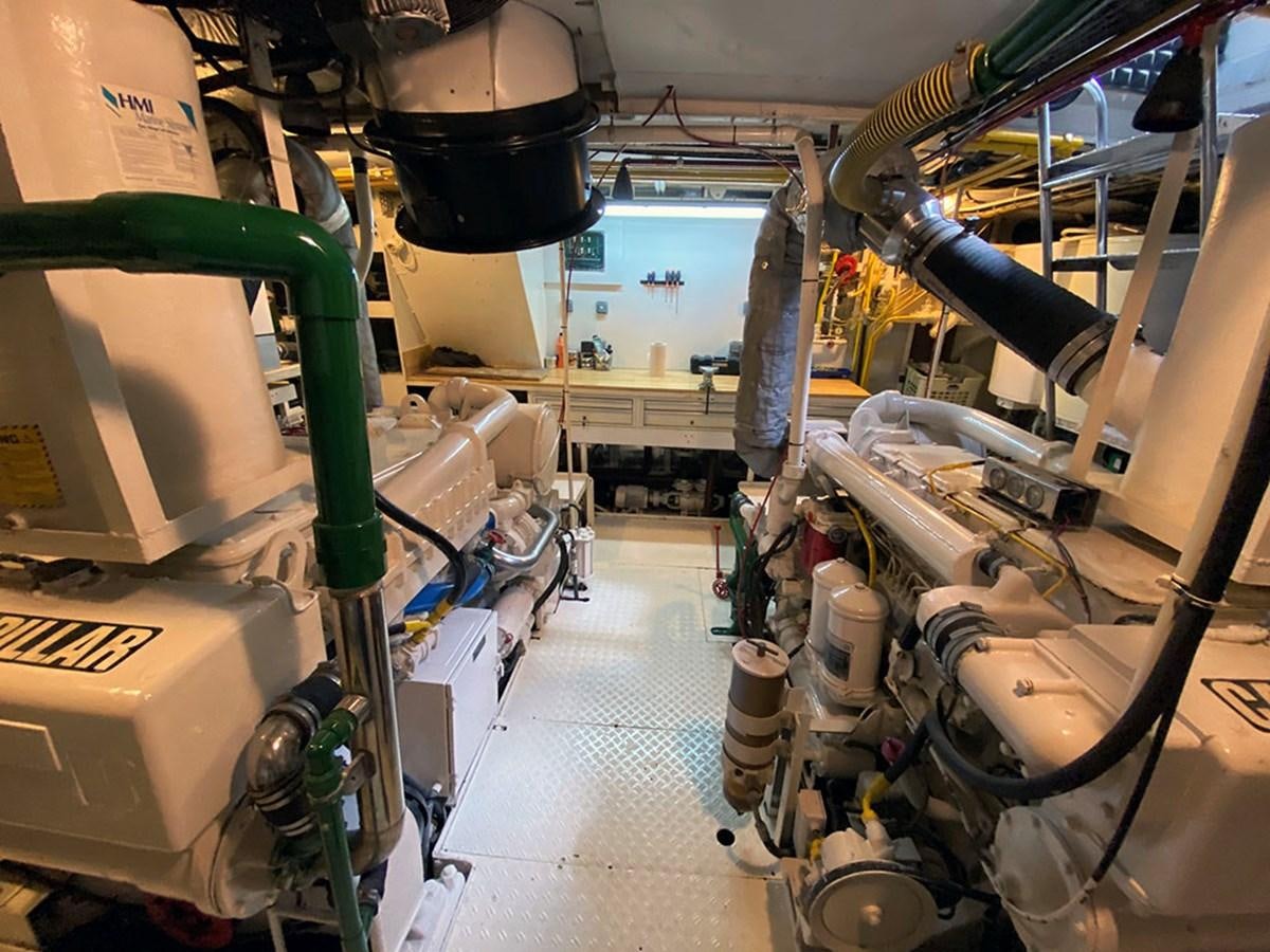 a room with machinery aboard COLUMBUS OF LYMINGTON Yacht for Sale