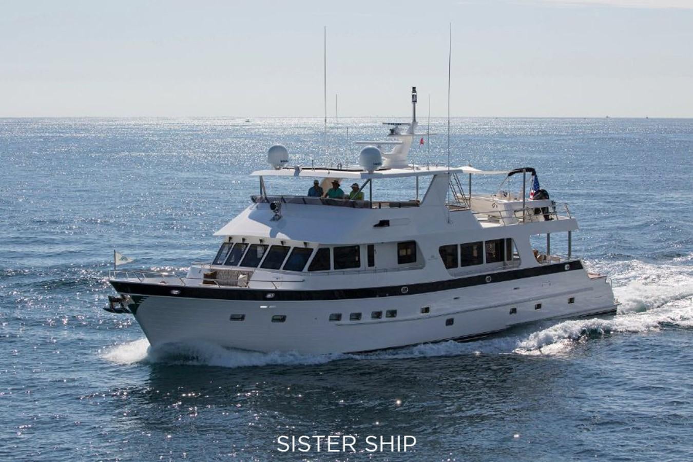 a boat on the water aboard 820 CPMY Yacht for Sale