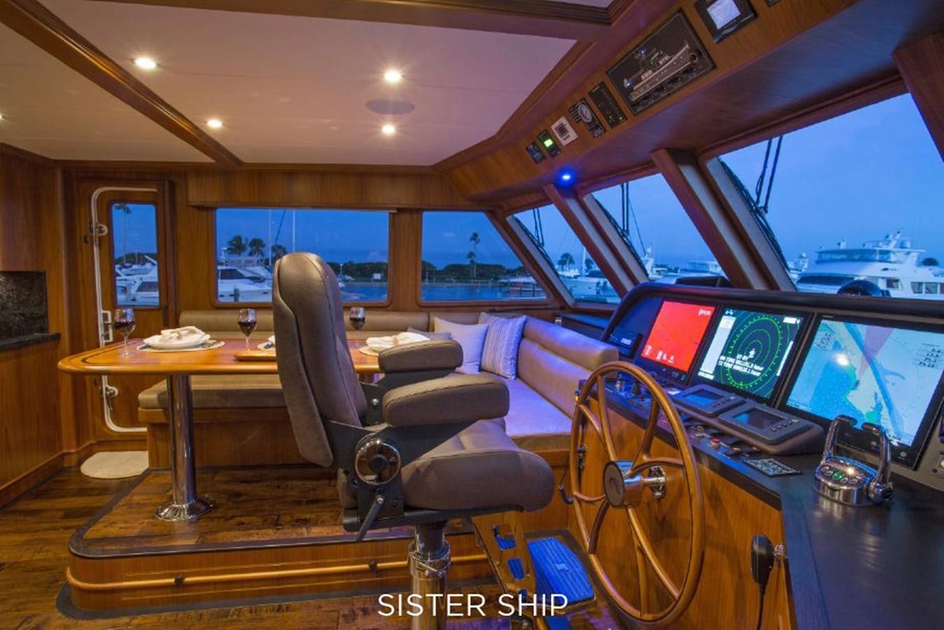 inside of a vehicle aboard 820 CPMY Yacht for Sale