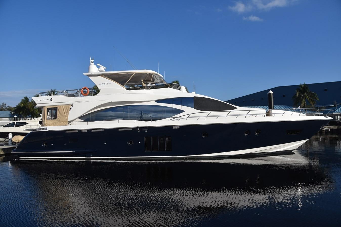 a large yacht on the water aboard LADY MARIE-CLAIRE Yacht for Sale