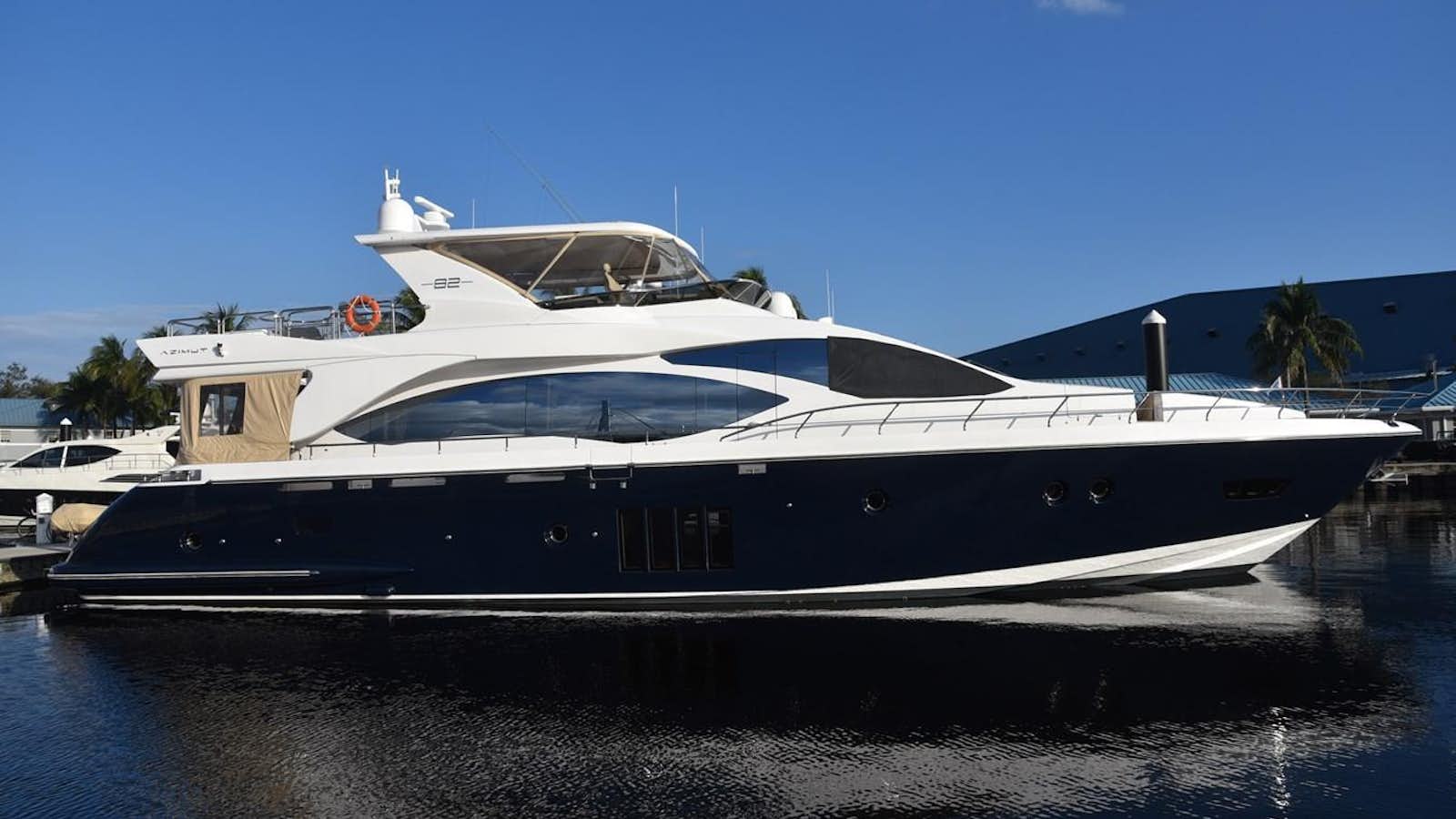 a large yacht on the water aboard LADY MARIE-CLAIRE Yacht for Sale