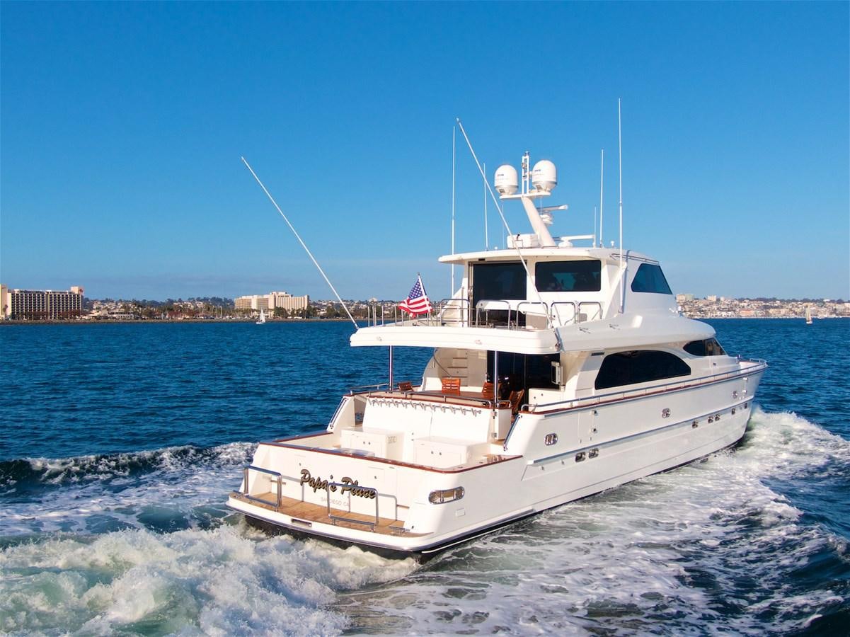 a boat on the water aboard PAPA'S PLACE Yacht for Sale