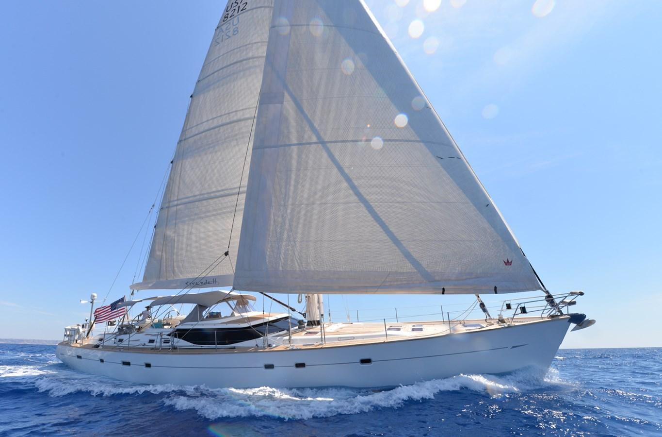 a boat sailing on the sea aboard BILL AND ME Yacht for Sale