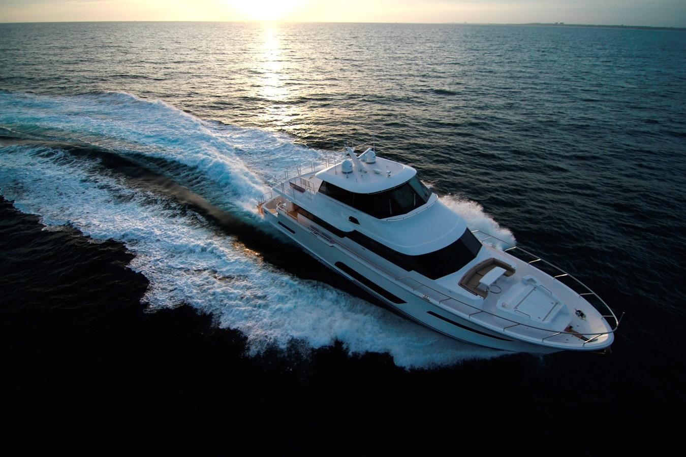a boat on the water aboard  V80 (NEW BOAT SPEC)  Yacht for Sale