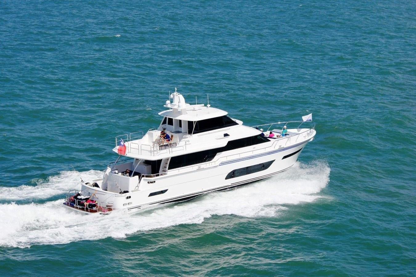 a boat in the water aboard  V80 (NEW BOAT SPEC)  Yacht for Sale