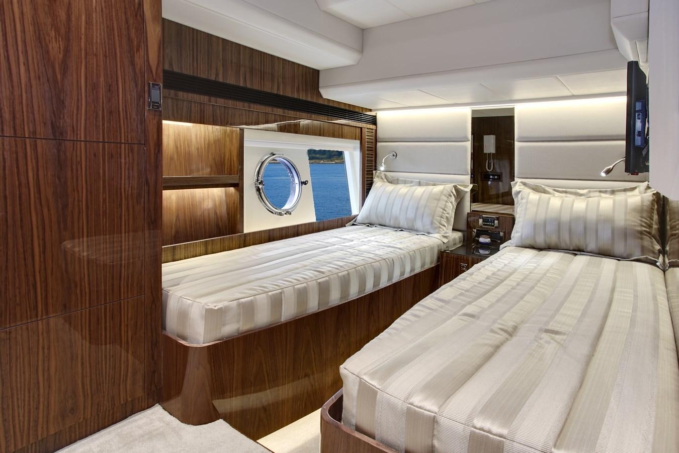 a room with two beds aboard  V80 (NEW BOAT SPEC)  Yacht for Sale
