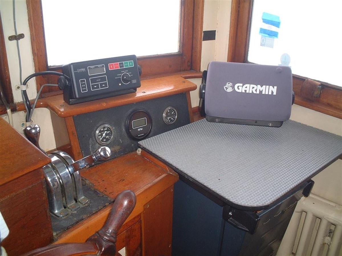 a drum set with a music player aboard SYRENE I Yacht for Sale