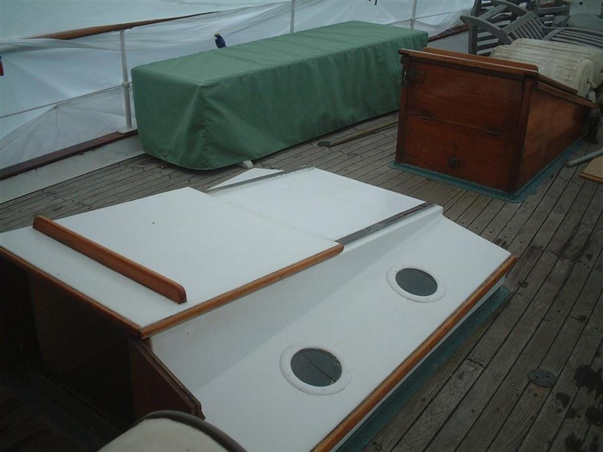 a white rectangular object with a hole in it aboard SYRENE I Yacht for Sale
