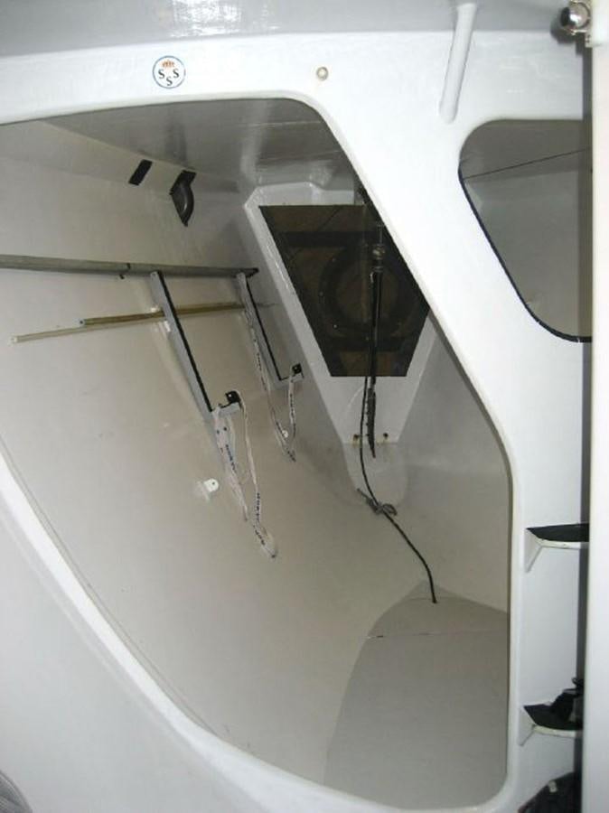a white machine with wires aboard ROTHMANS Yacht for Sale