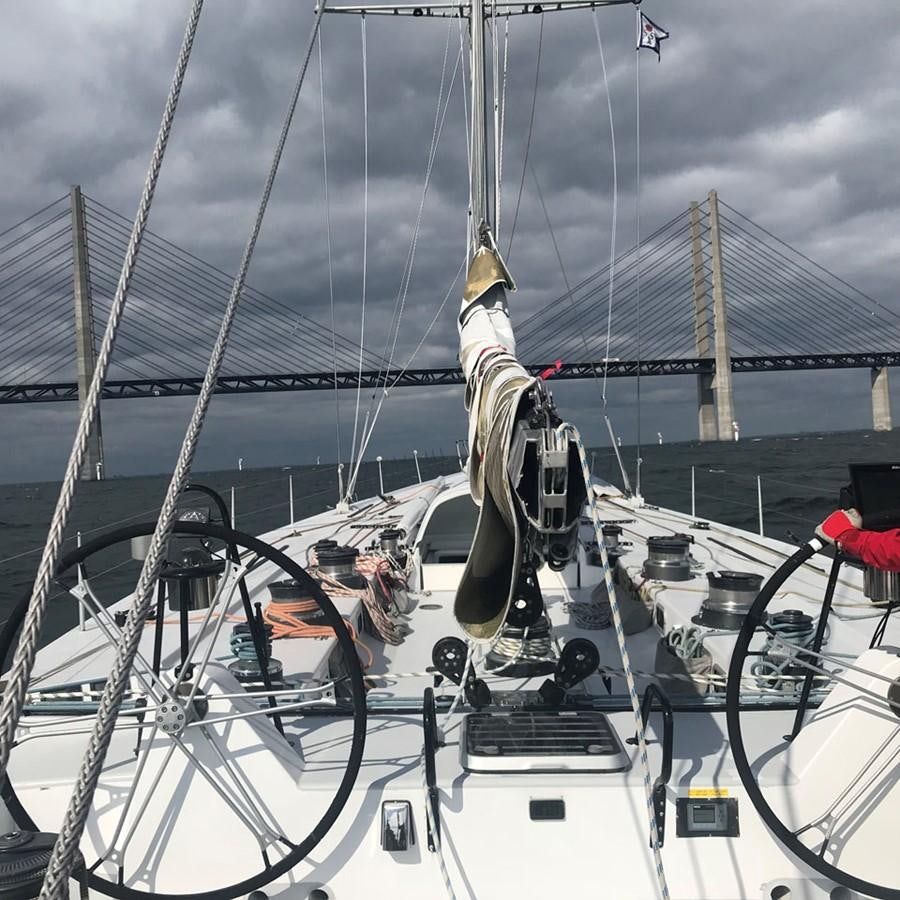 a space shuttle on a deck aboard ROTHMANS Yacht for Sale