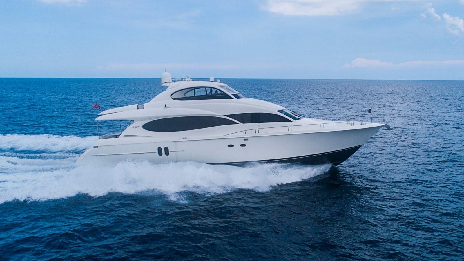 a white yacht in the water aboard RENDEZVOUS Yacht for Sale