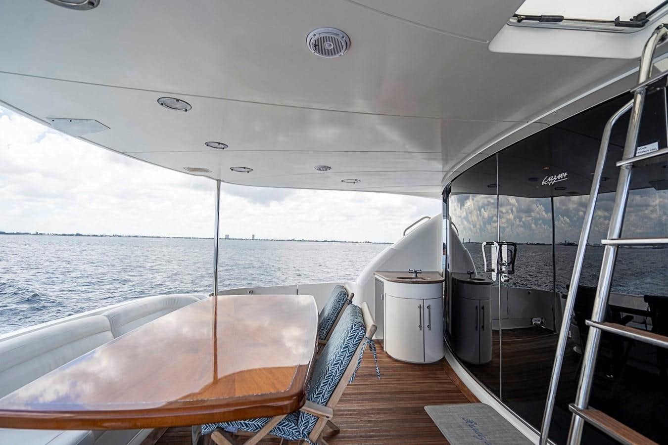 a boat on the water aboard RENDEZVOUS Yacht for Sale