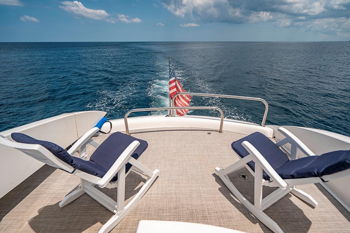 a boat on the water aboard RENDEZVOUS Yacht for Sale