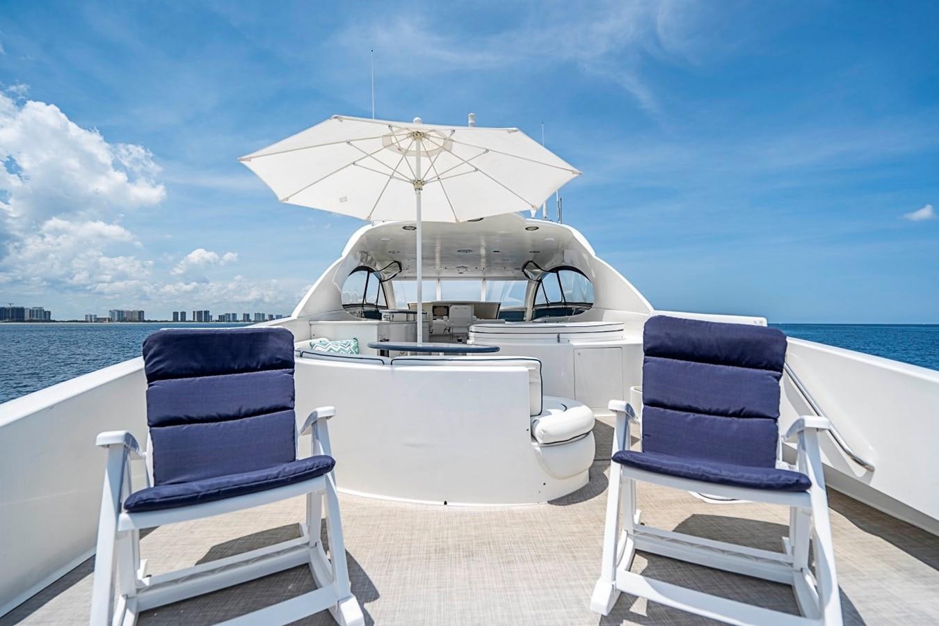 a boat on the water aboard RENDEZVOUS Yacht for Sale