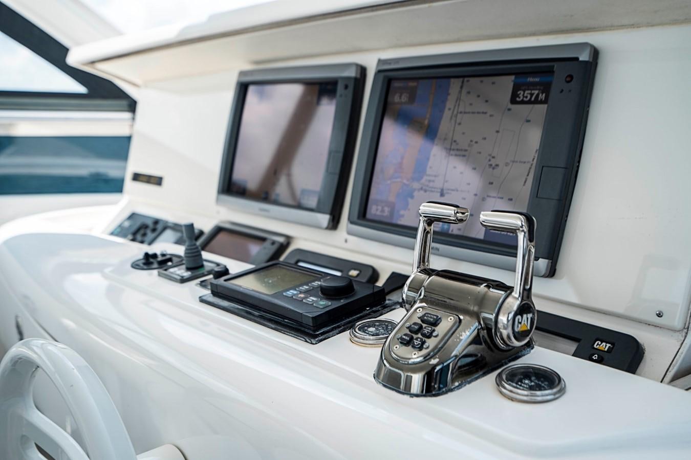 a machine on the counter aboard RENDEZVOUS Yacht for Sale