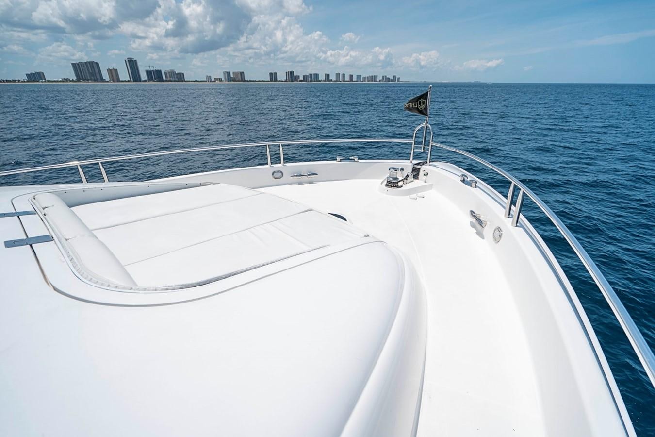 a boat on the water aboard RENDEZVOUS Yacht for Sale