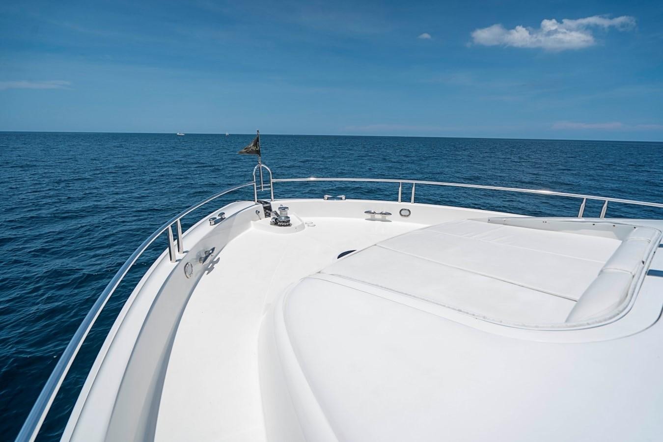 a boat on the water aboard RENDEZVOUS Yacht for Sale
