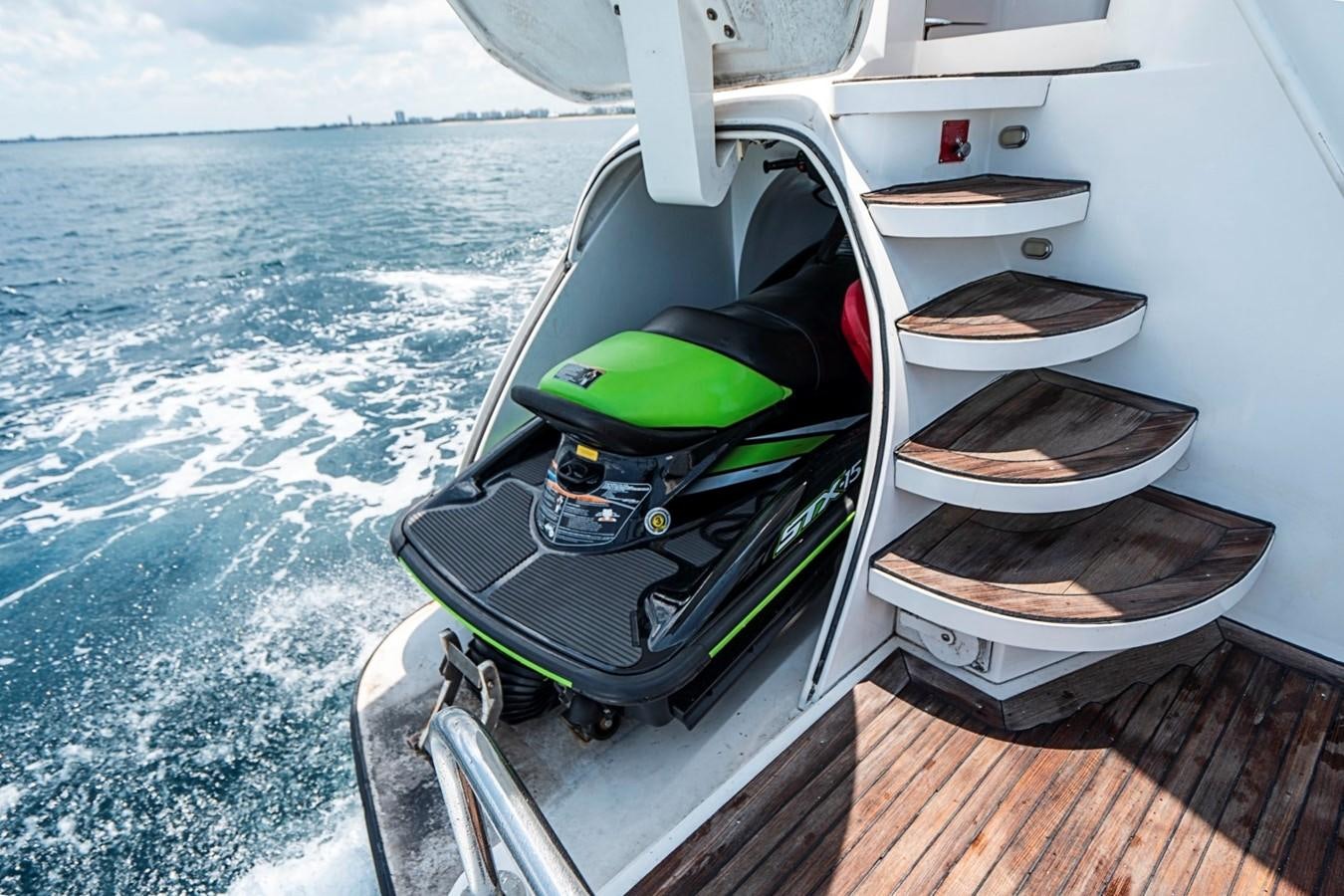 a boat on the water aboard RENDEZVOUS Yacht for Sale