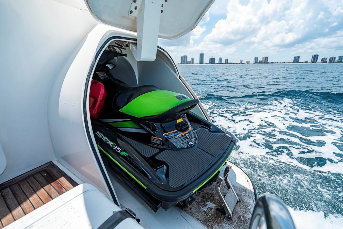 a boat on the water aboard RENDEZVOUS Yacht for Sale