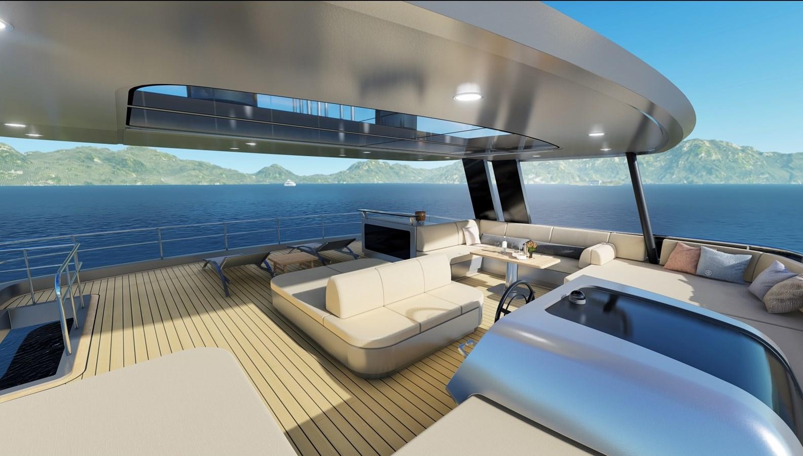 a boat on the water aboard HSY-80 Yacht for Sale