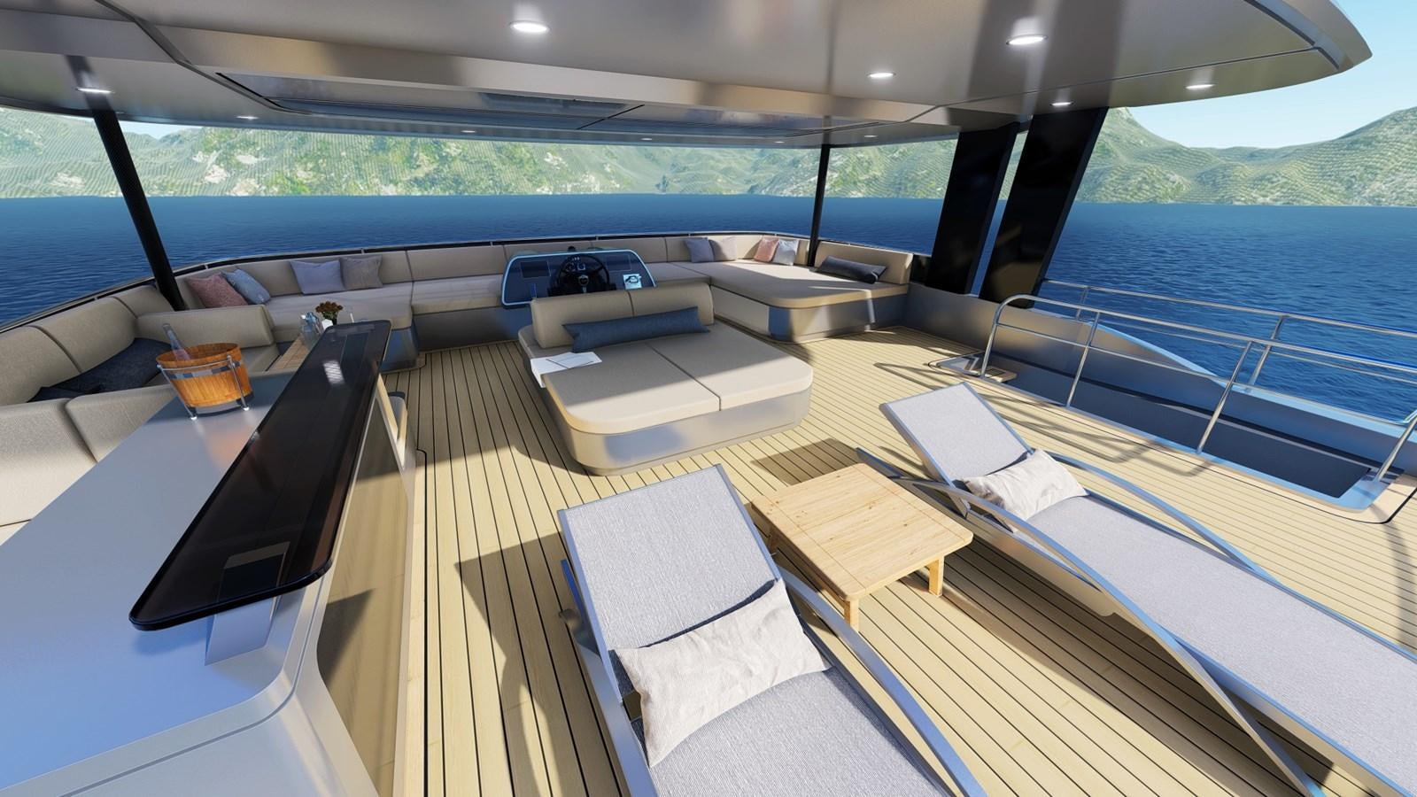 inside of a boat aboard HSY-80 Yacht for Sale