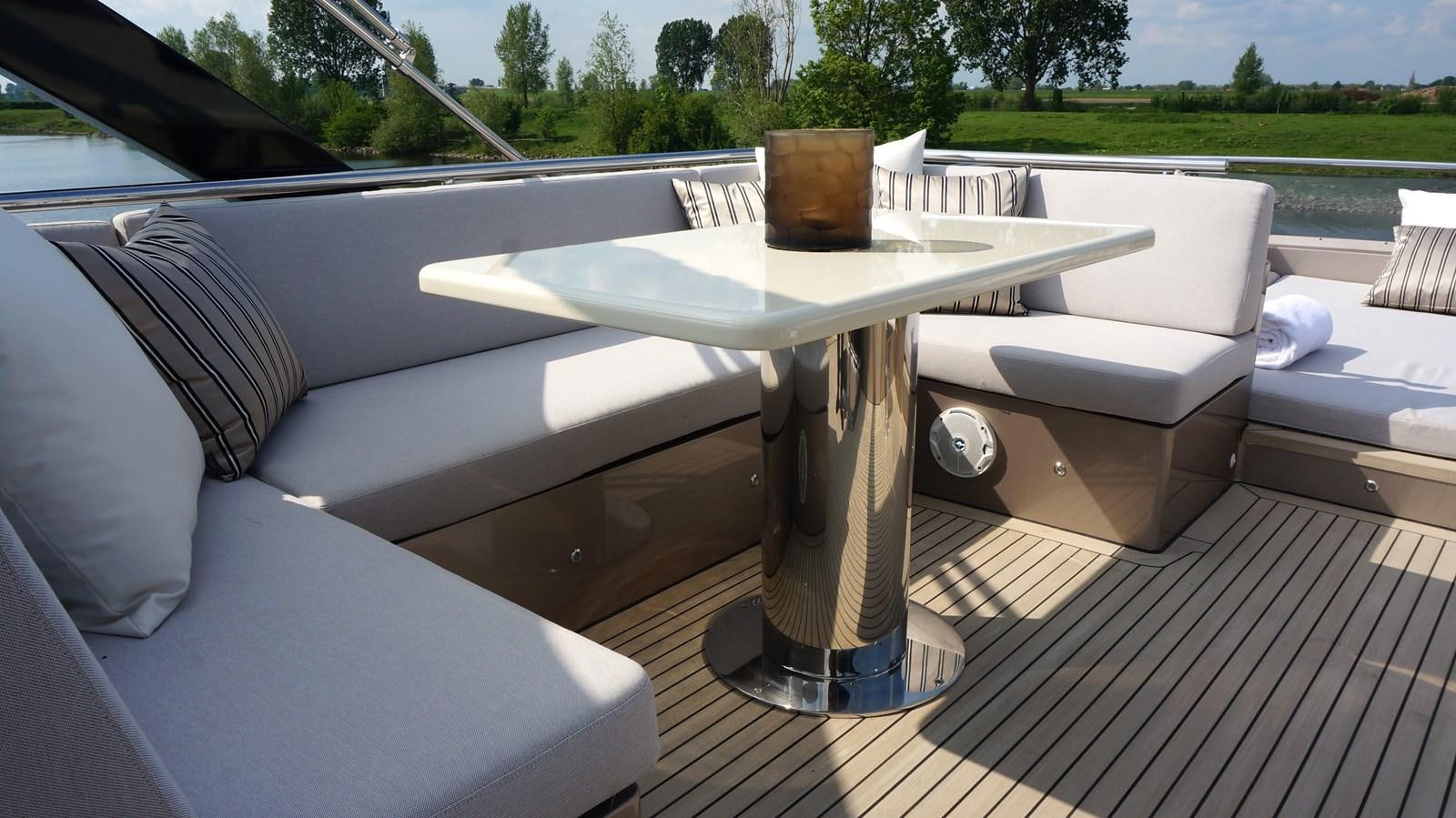 a table on a boat aboard ALILEA Yacht for Sale