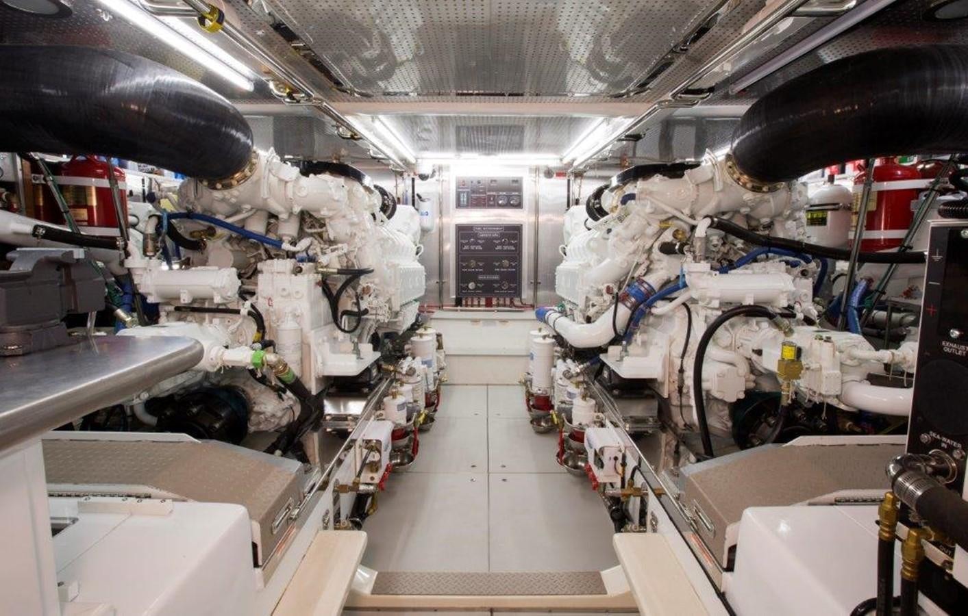 a room full of machinery aboard FLEMING 78 - NEW BUILD Yacht for Sale