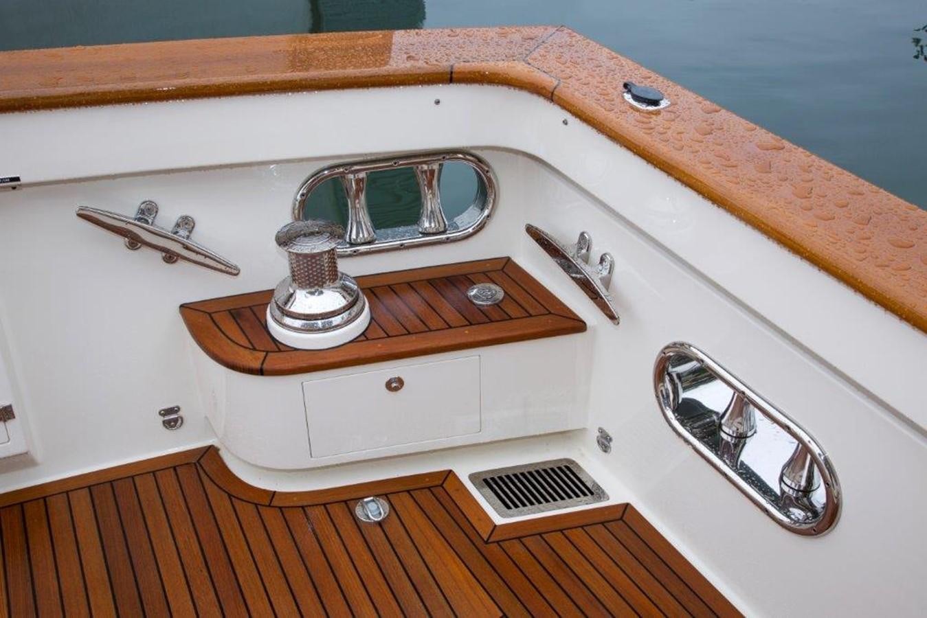 a wooden boat with a metal propeller aboard FLEMING 78 - NEW BUILD Yacht for Sale