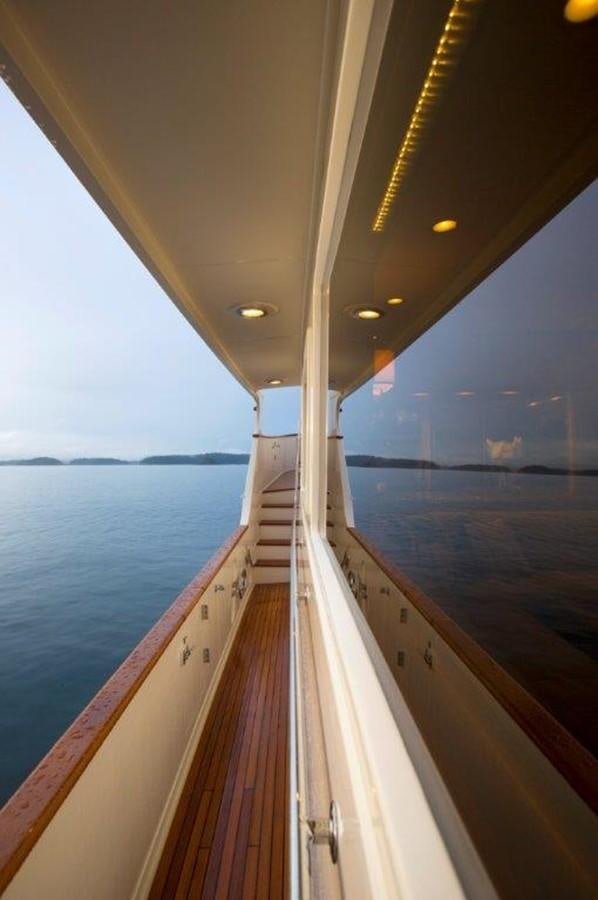 a boat on the water aboard FLEMING 78 - NEW BUILD Yacht for Sale