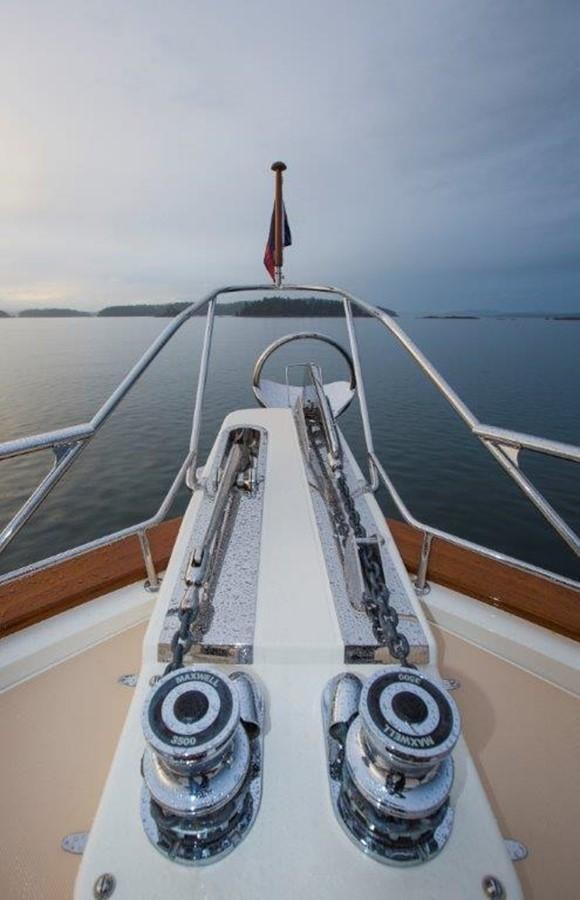 a boat on the water aboard FLEMING 78 - NEW BUILD Yacht for Sale