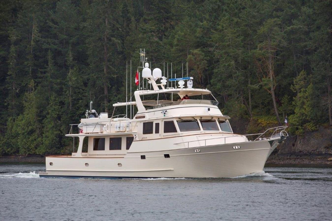 a boat on the water aboard FLEMING 78 - NEW BUILD Yacht for Sale