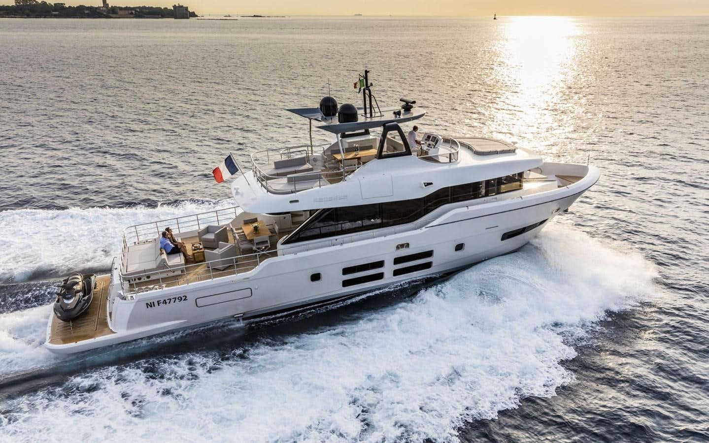 a boat on the water aboard BULL Yacht for Sale