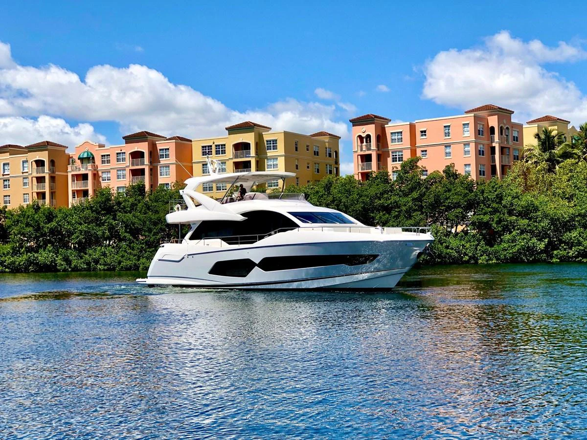 a boat on the water aboard SOLAIRE Yacht for Sale