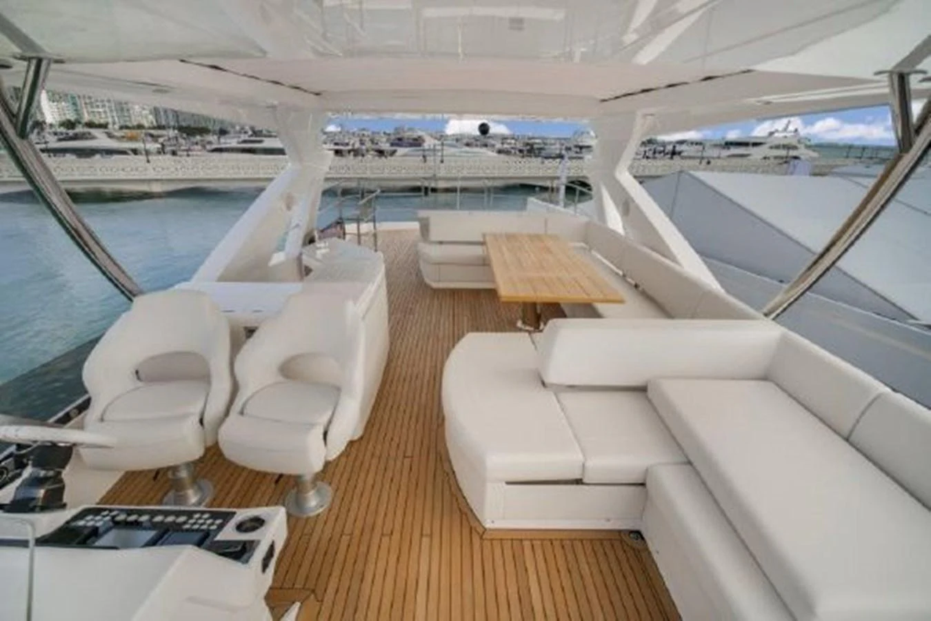 a boat on the water aboard SOLAIRE Yacht for Sale