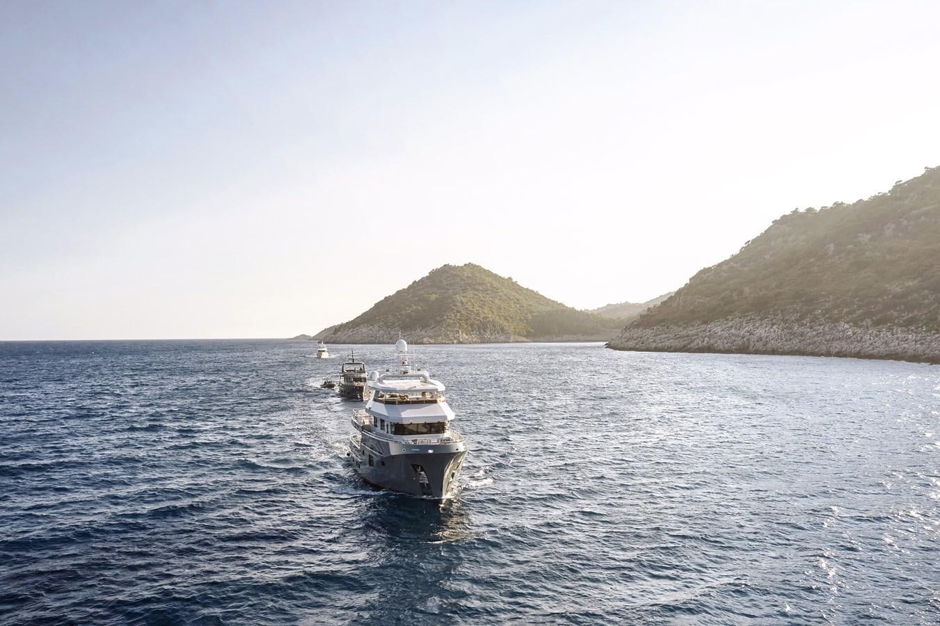 a boat in the water aboard BERING 88/05 Yacht for Sale