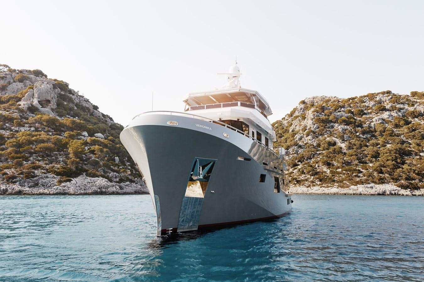 a boat on the water aboard BERING 88/05 Yacht for Sale