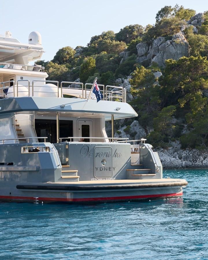 a boat on the water aboard BERING 88/05 Yacht for Sale