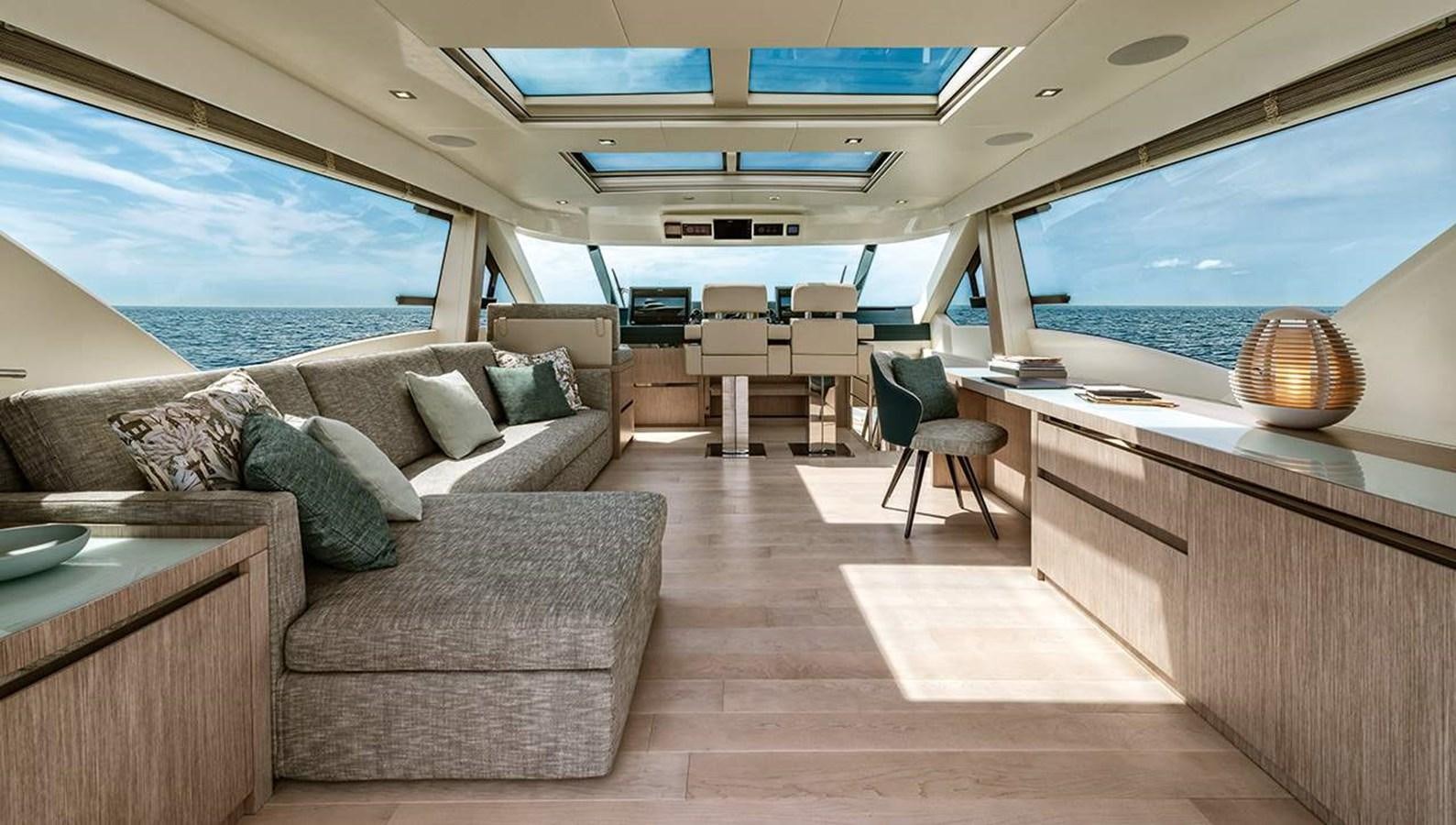 inside of a boat aboard MONTE CARLO SKYLOUNGE  Yacht for Sale