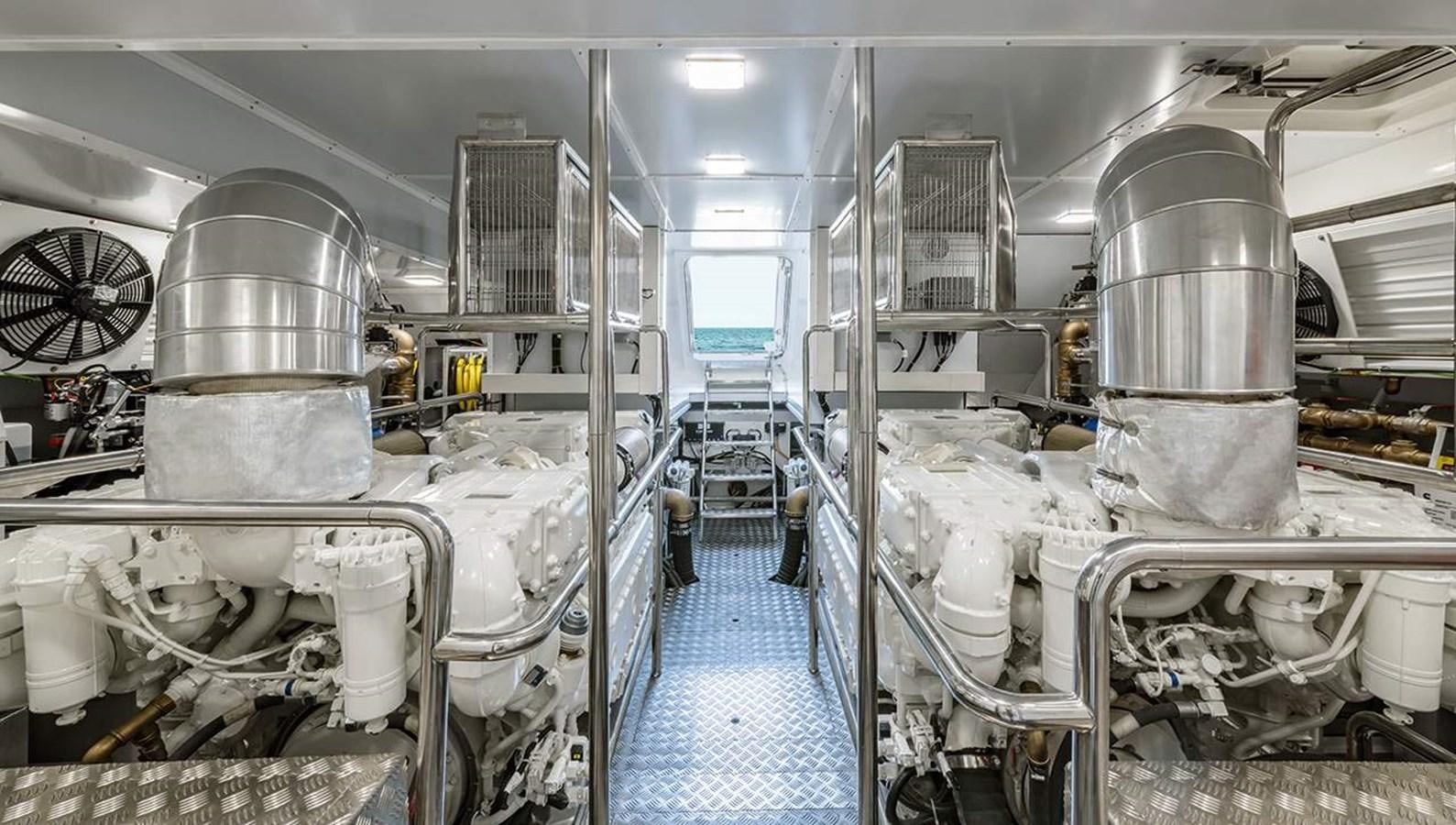 a room with machinery aboard MONTE CARLO SKYLOUNGE  Yacht for Sale