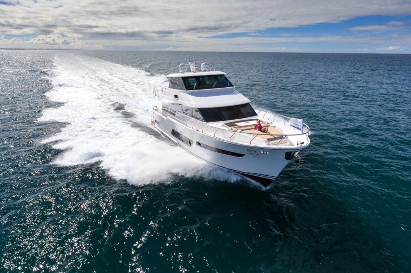 a boat on the water aboard V72 (NEW BOAT SPEC)  Yacht for Sale