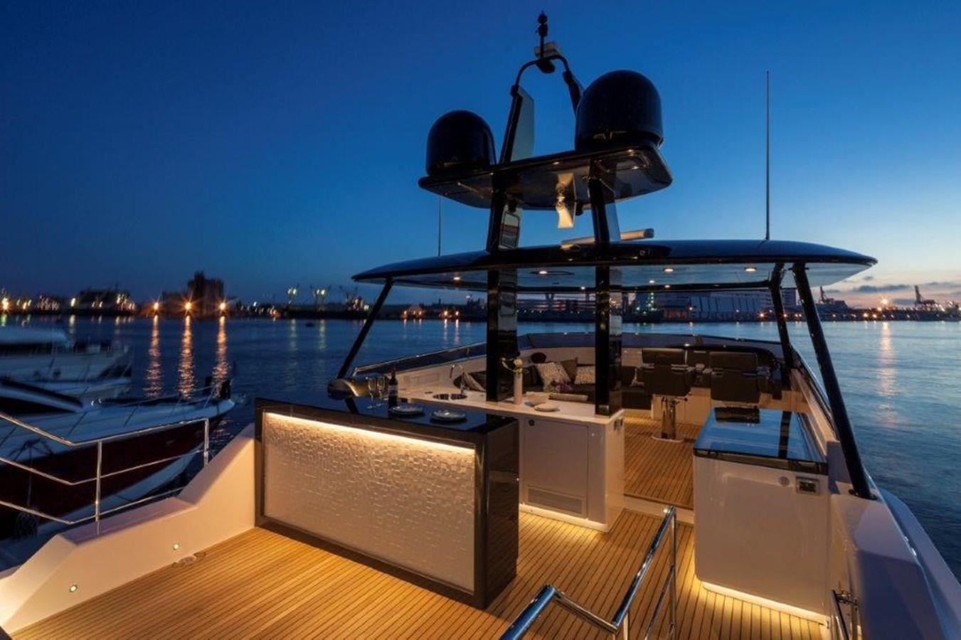 a boat on the water aboard V72 (NEW BOAT SPEC)  Yacht for Sale