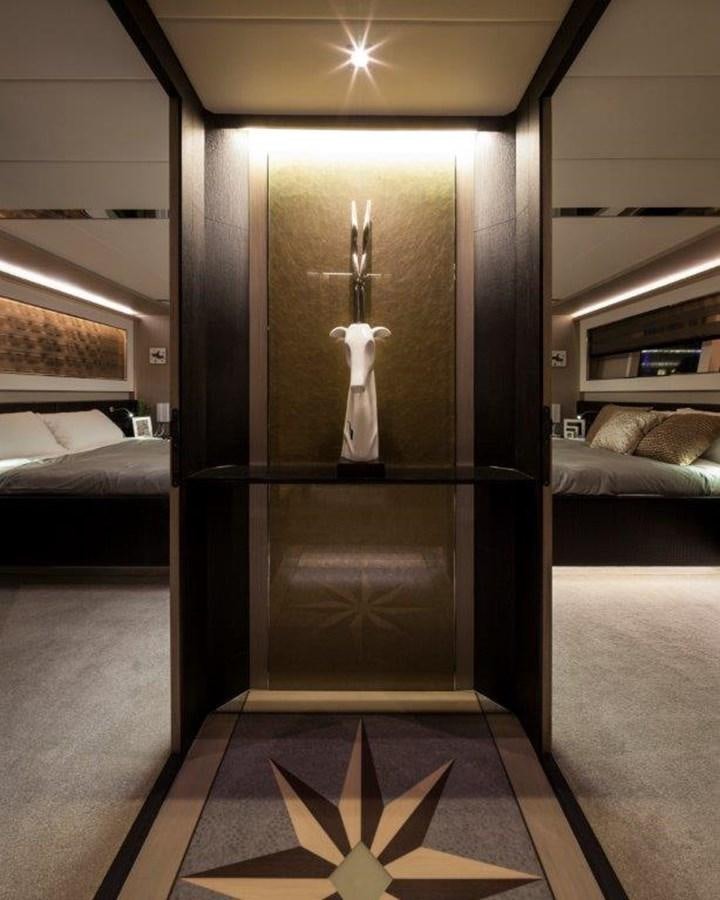 a door with a skeleton on it aboard V72 (NEW BOAT SPEC)  Yacht for Sale