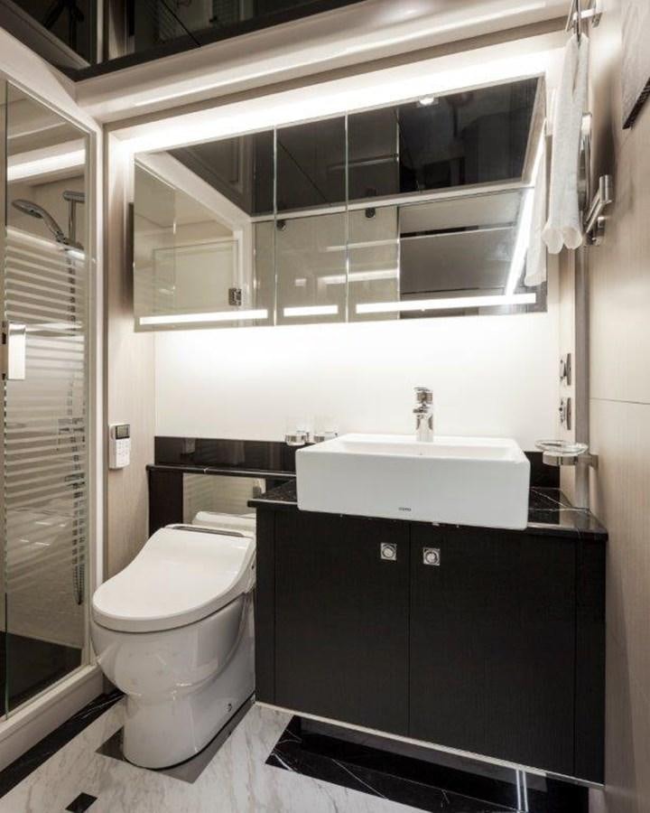a bathroom with a sink and toilet aboard V72 (NEW BOAT SPEC)  Yacht for Sale