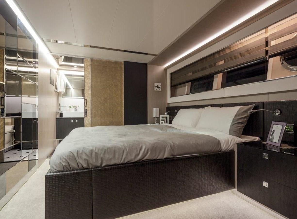 a bed in a room aboard V72 (NEW BOAT SPEC)  Yacht for Sale