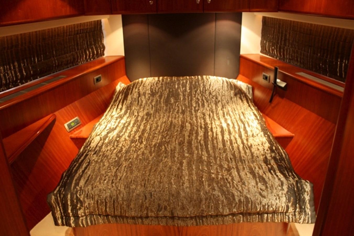 a white cloth on a table aboard BOADICEA Yacht for Sale