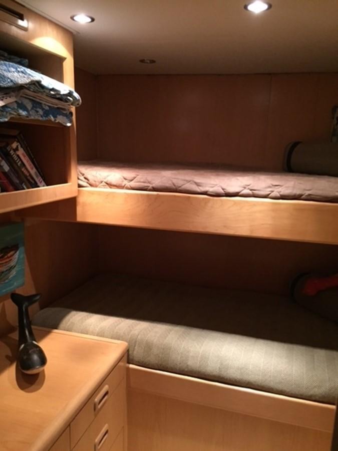 a couch in a room aboard WHALE'S WAY Yacht for Sale