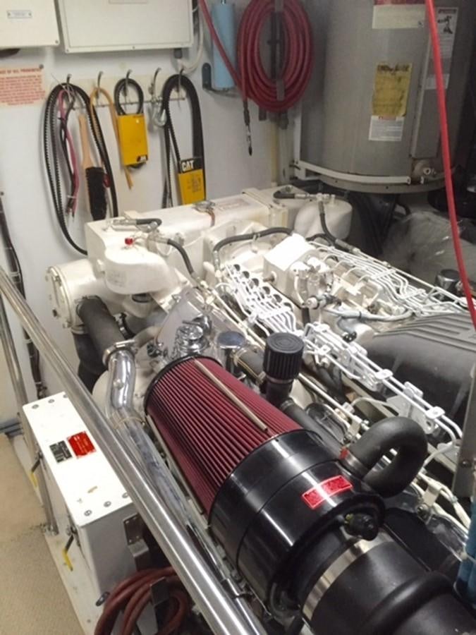 a machine with wires aboard WHALE'S WAY Yacht for Sale